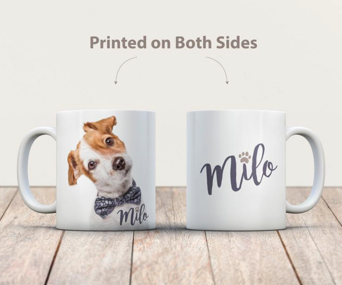 Custom Pet Coffee Mug Dog Cat Photo Personalize Dog Mug Add Your Photo 11oz