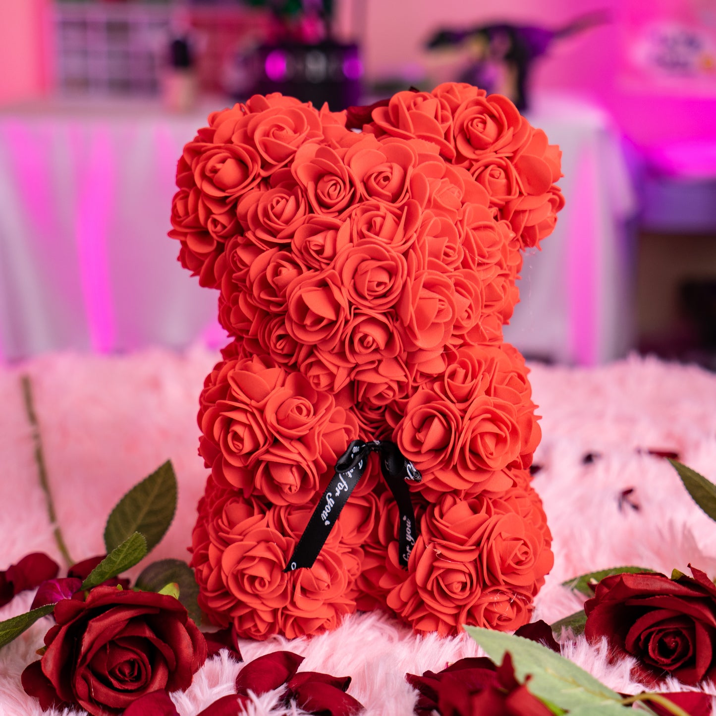 Glamore Selection Rose Bear For Valentine's Day