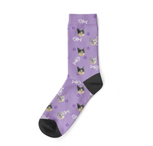 Carregar imagem no visualizador da galeria, Custom Pet Socks, Dog Socks, Pup Socks, Dog Lover Gift, Cat Socks, Personalized Gift, Photo Socks
