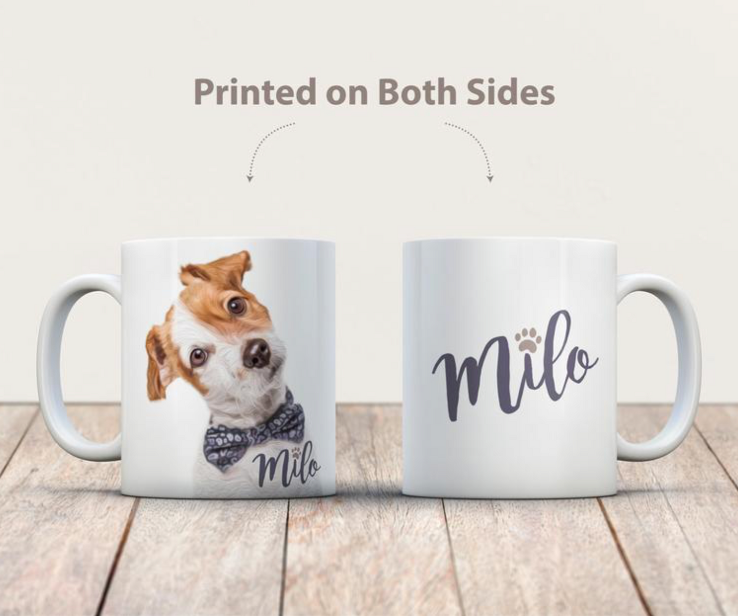 Custom Pet Coffee Mug  Dog Cat Photo Personalize Dog Mug Add Your Photo 11oz