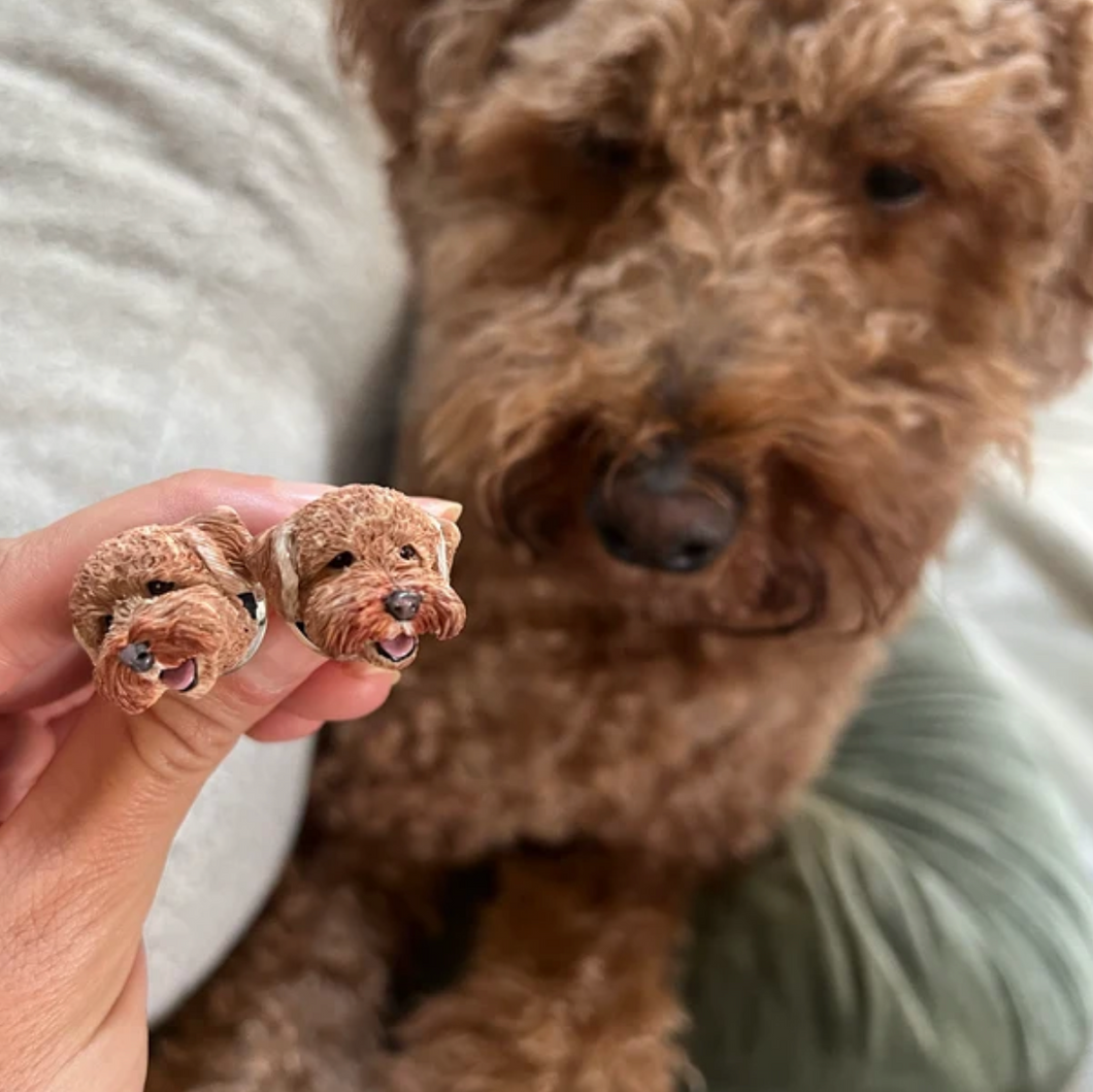 custom dog sculpture, polymer clay dog, custom pet picture custom dog jewelry