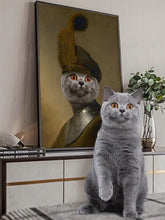 Carregar imagem no visualizador da galeria, Custom Pet Portrait Royal, Renaissance Animal Painting, Funny Pet Lover Gift
