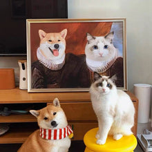 Загрузить изображение в средство просмотра галереи, Custom Pet Portrait Royal, Renaissance Animal Painting, Funny Pet Lover Gift
