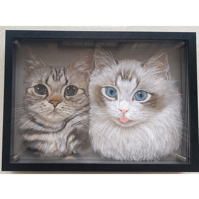 Custom 3D glass painting Free Shipping